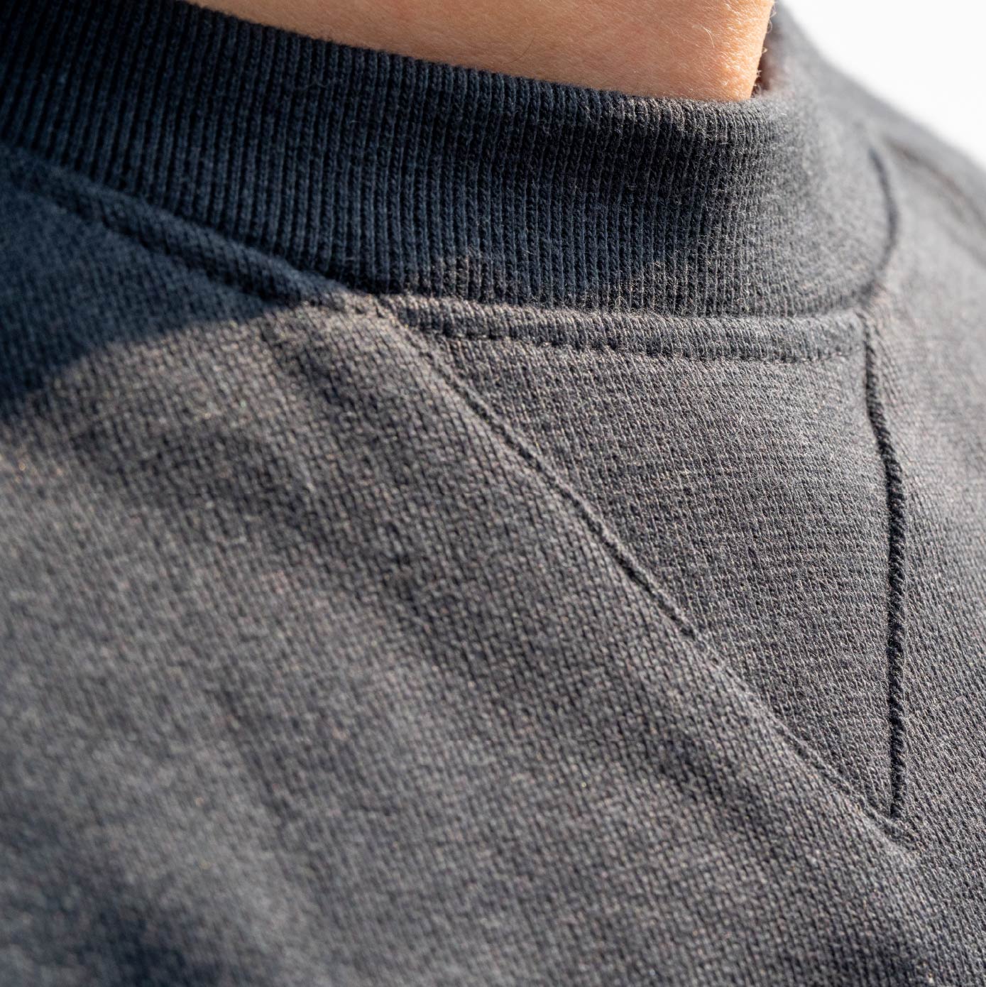 100% biologisch katoenen casual sweatshirt - Heather Grey