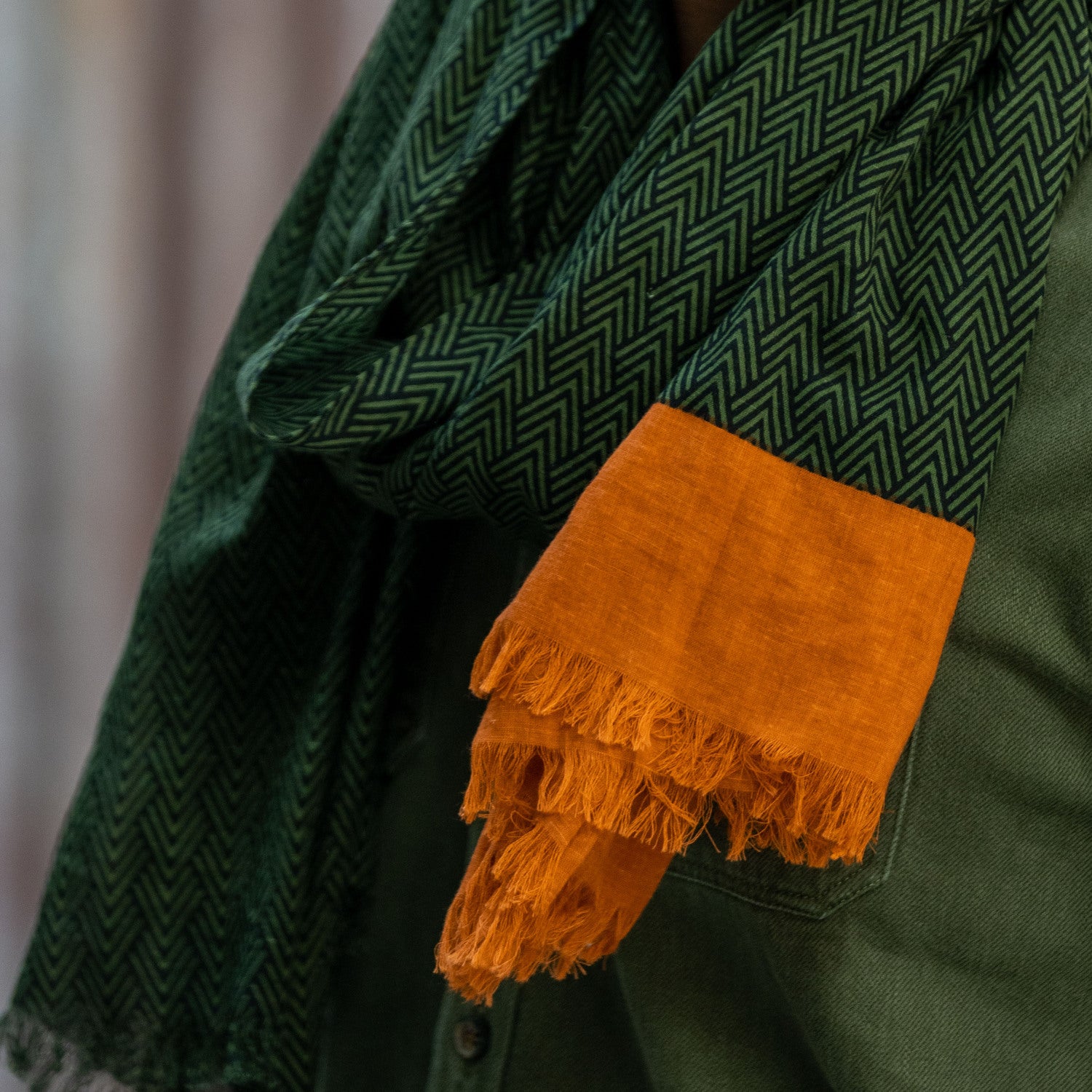 Foulard Phoenix en coton biologique