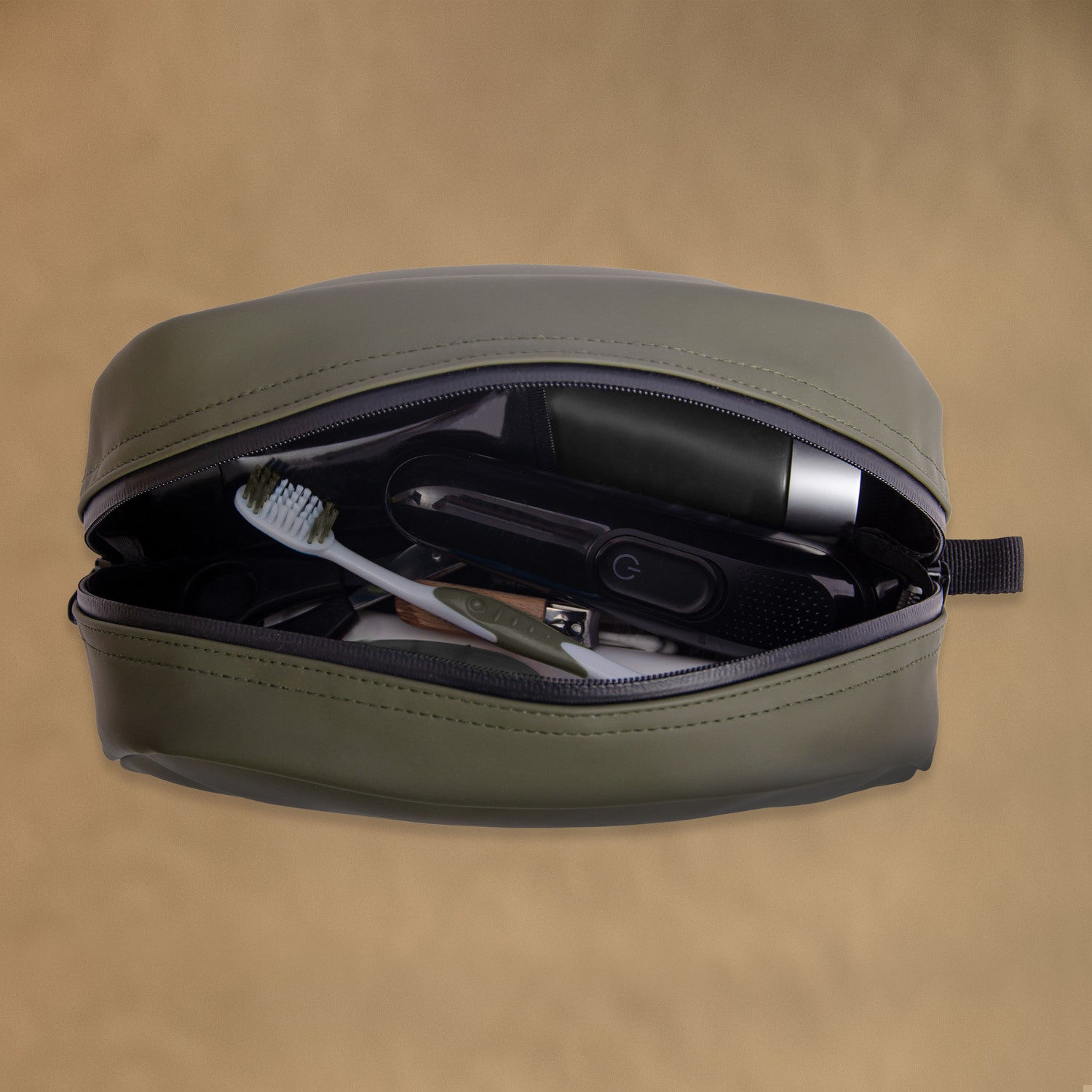 Waterproof toiletry bag - Khaki