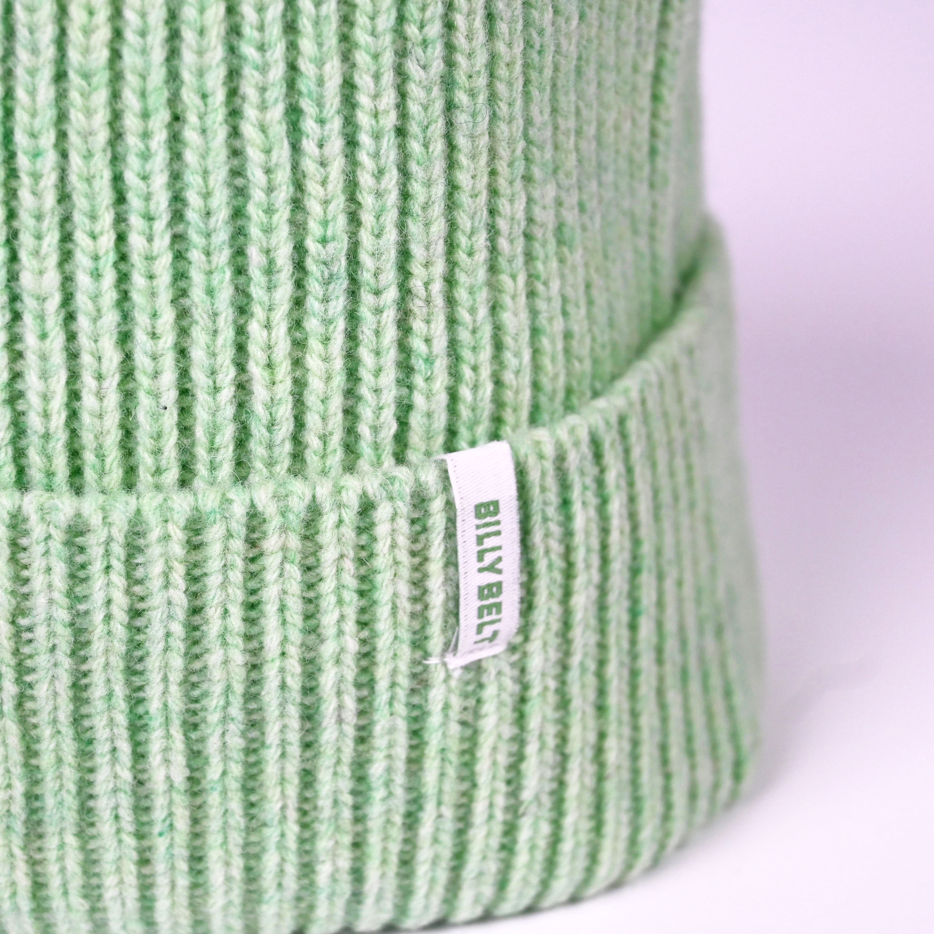 Bonnet en 100% laine d'agneau - Vert clair