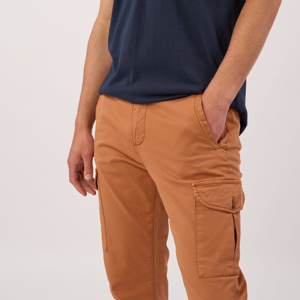 Pantalon cargo - Camel
