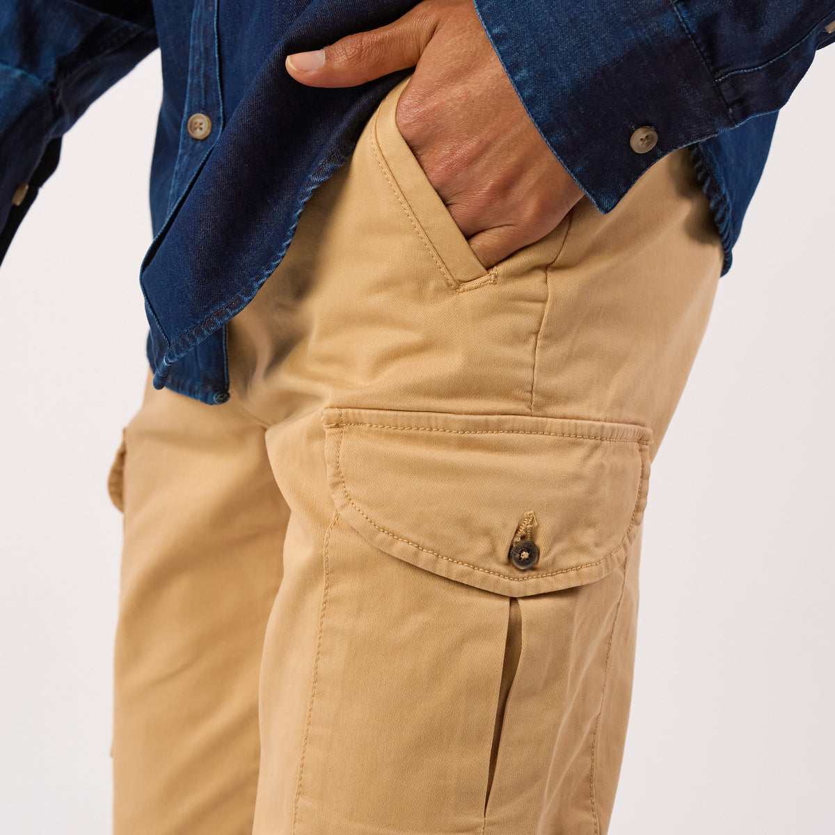 Pantalon cargo - Taupe