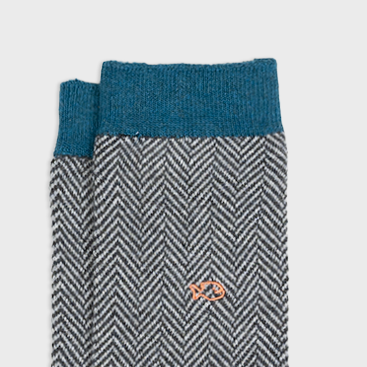 Chaussettes en coton peigné chevrons - Mirage