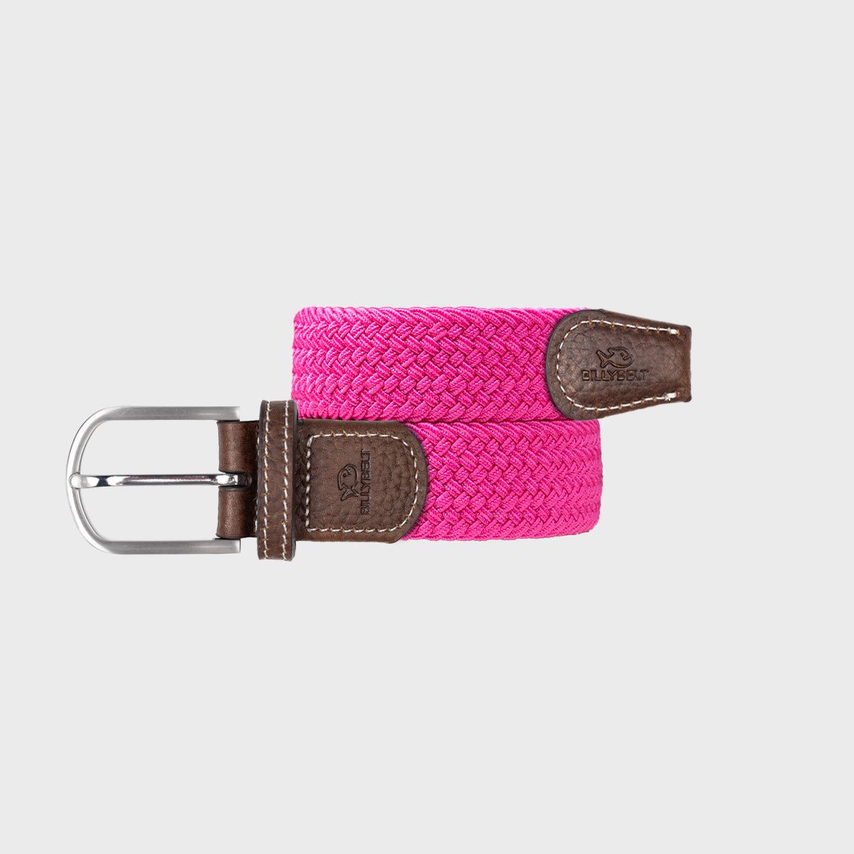 Elastic woven belt fuchsia pink - BILLYBELT