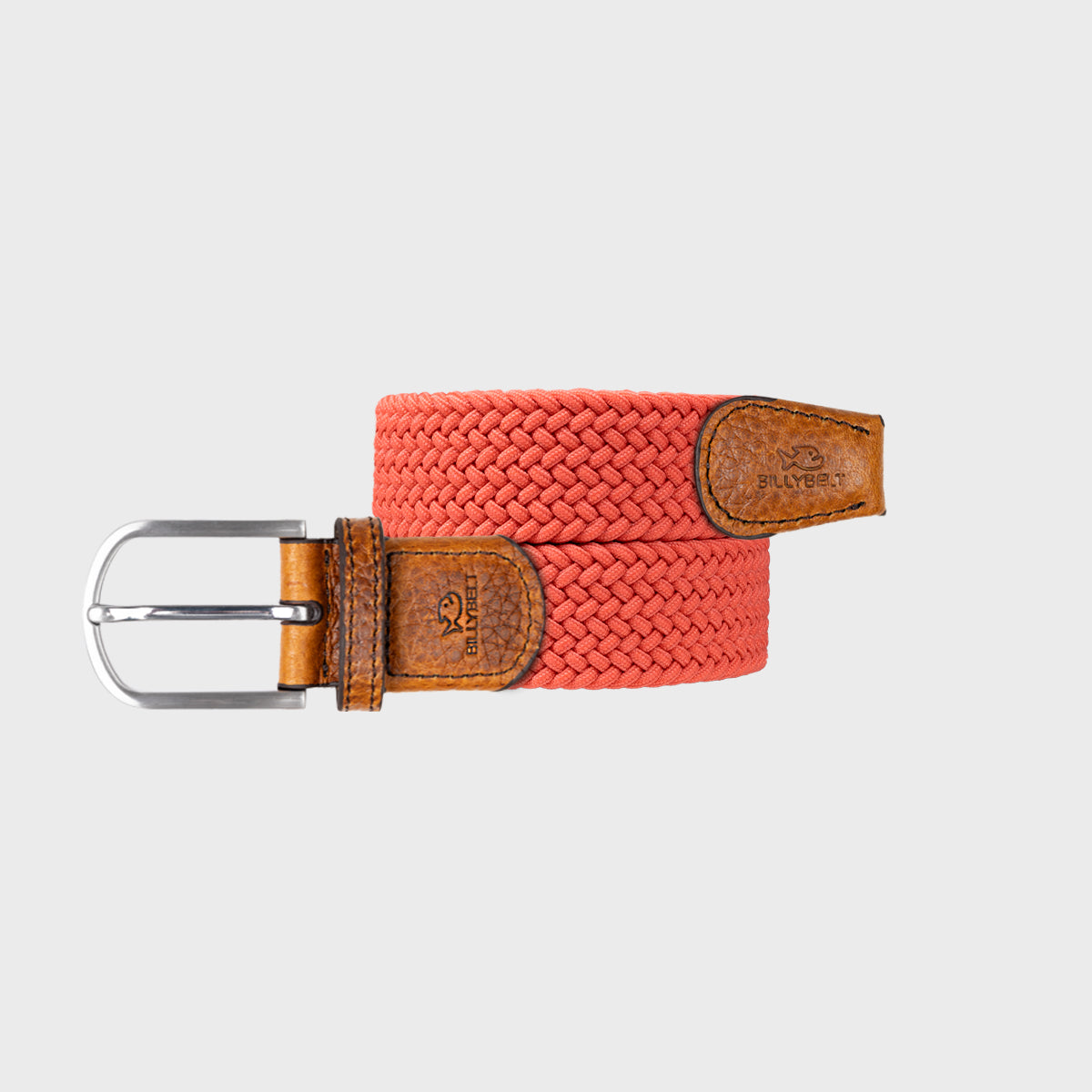 Elastic woven belt peach pink - BILLYBELT display picture 1