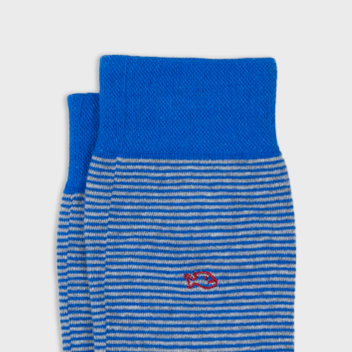 Striped combed cotton socks - Atlantica
