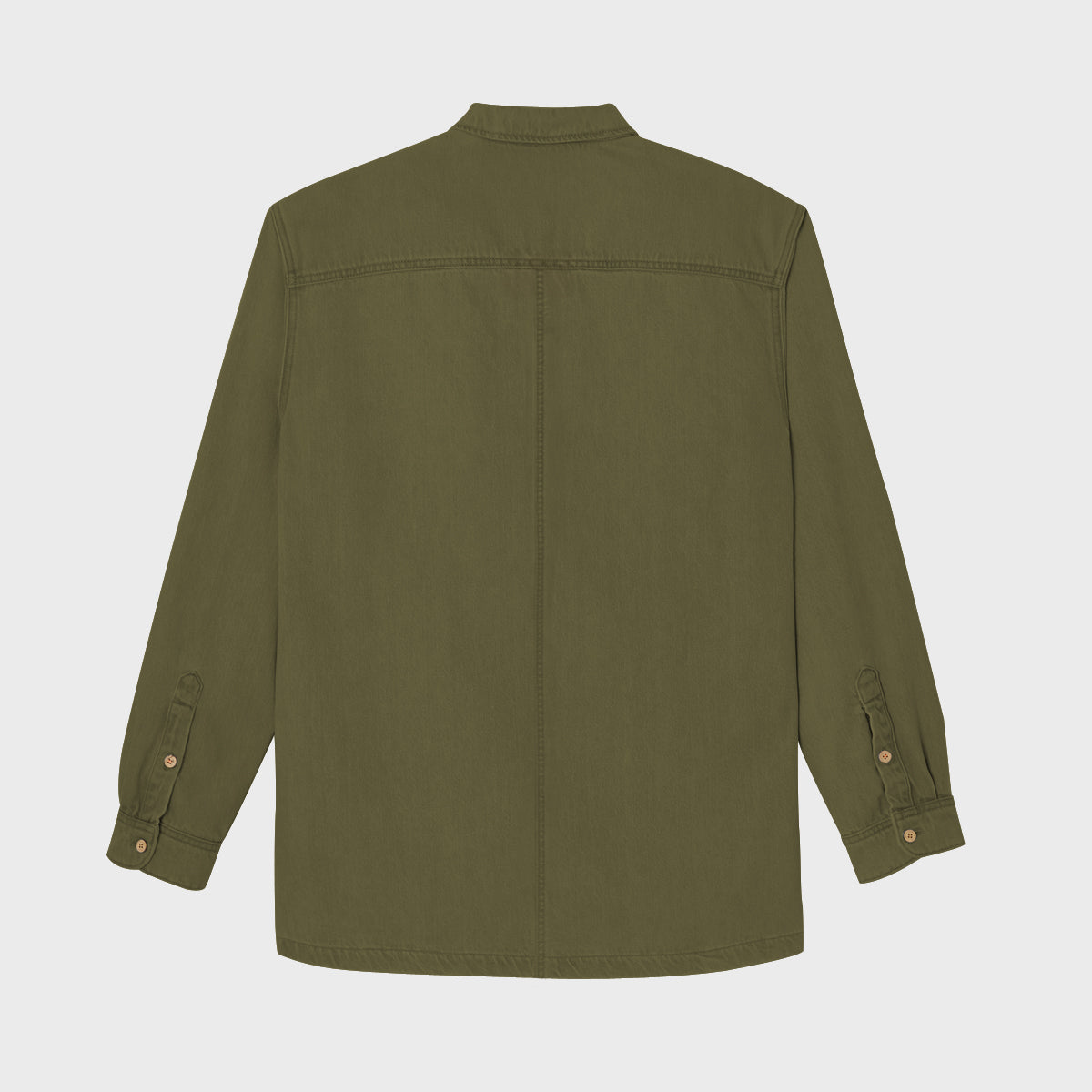 Surchemise en denim - Kaki