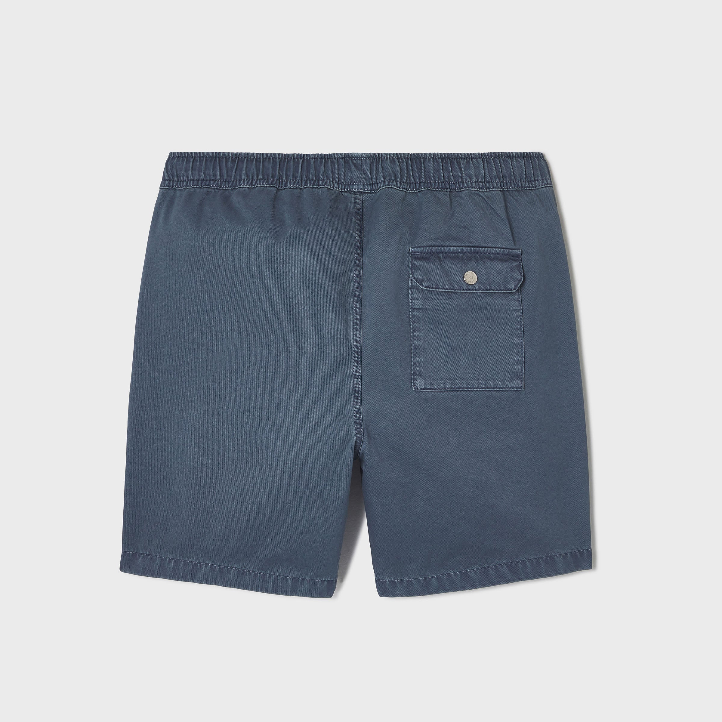 Short en coton - Bleu jean