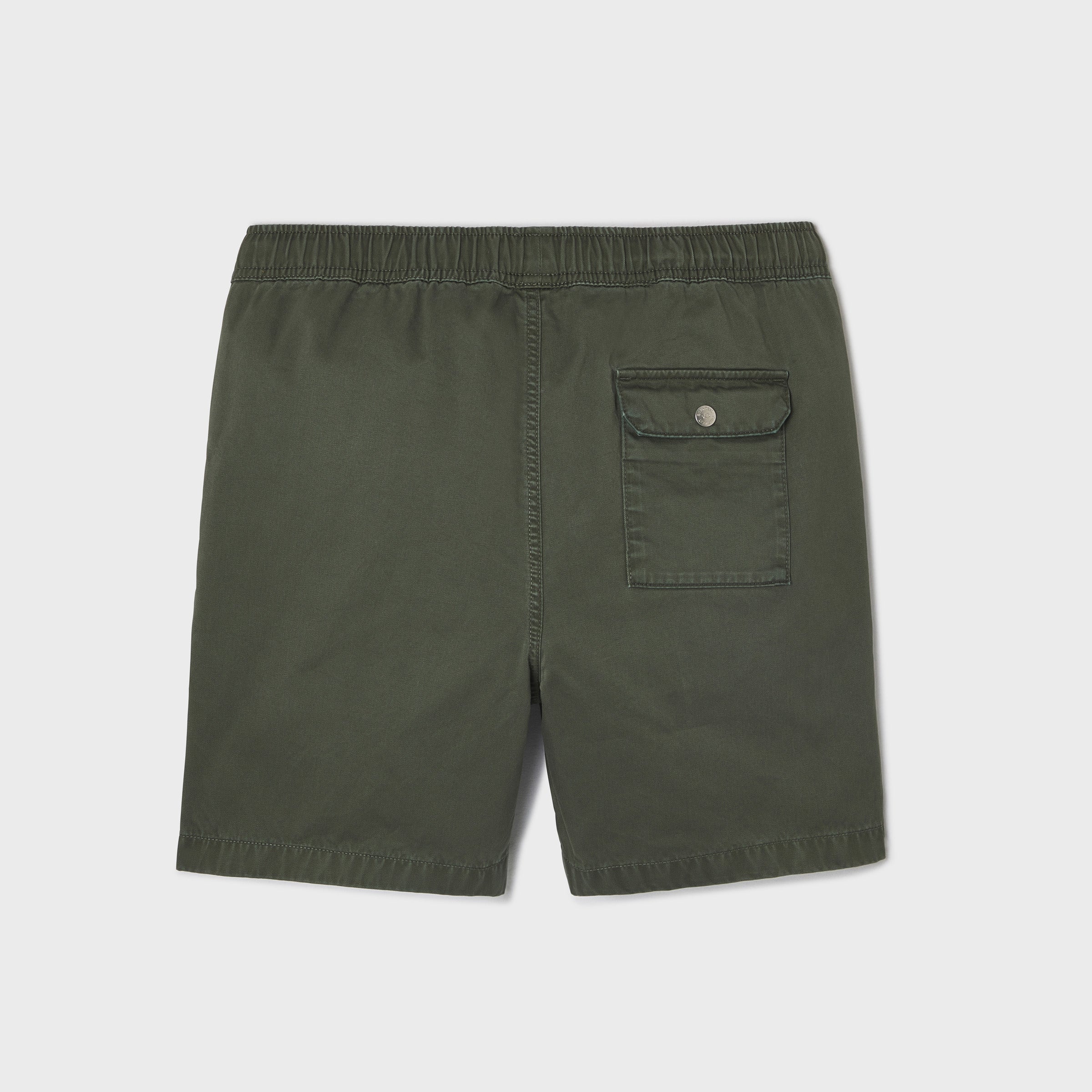 Short en coton - Kaki