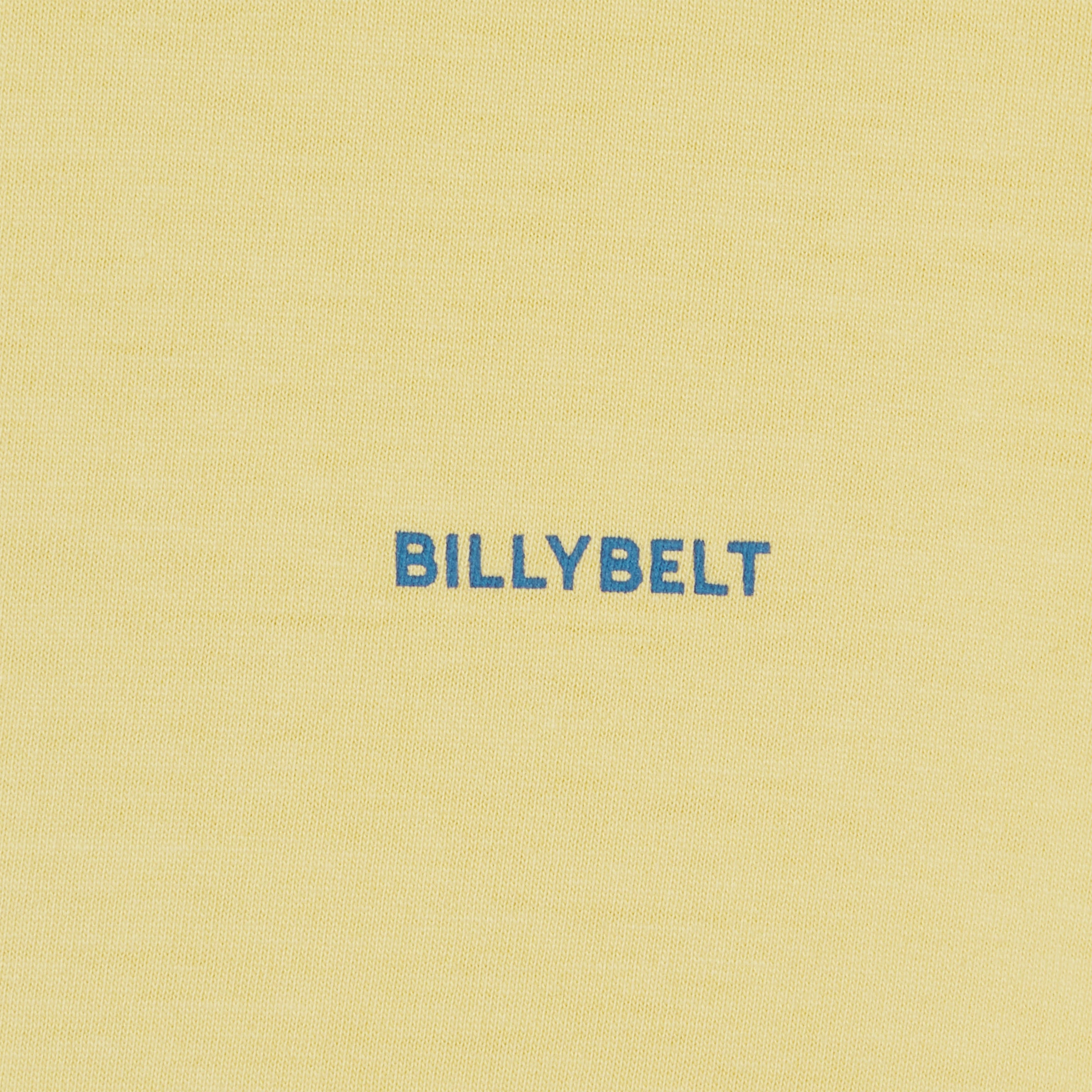 100% organic cotton t-shirt BILLY - Yellow, "Chill like a piranha" print