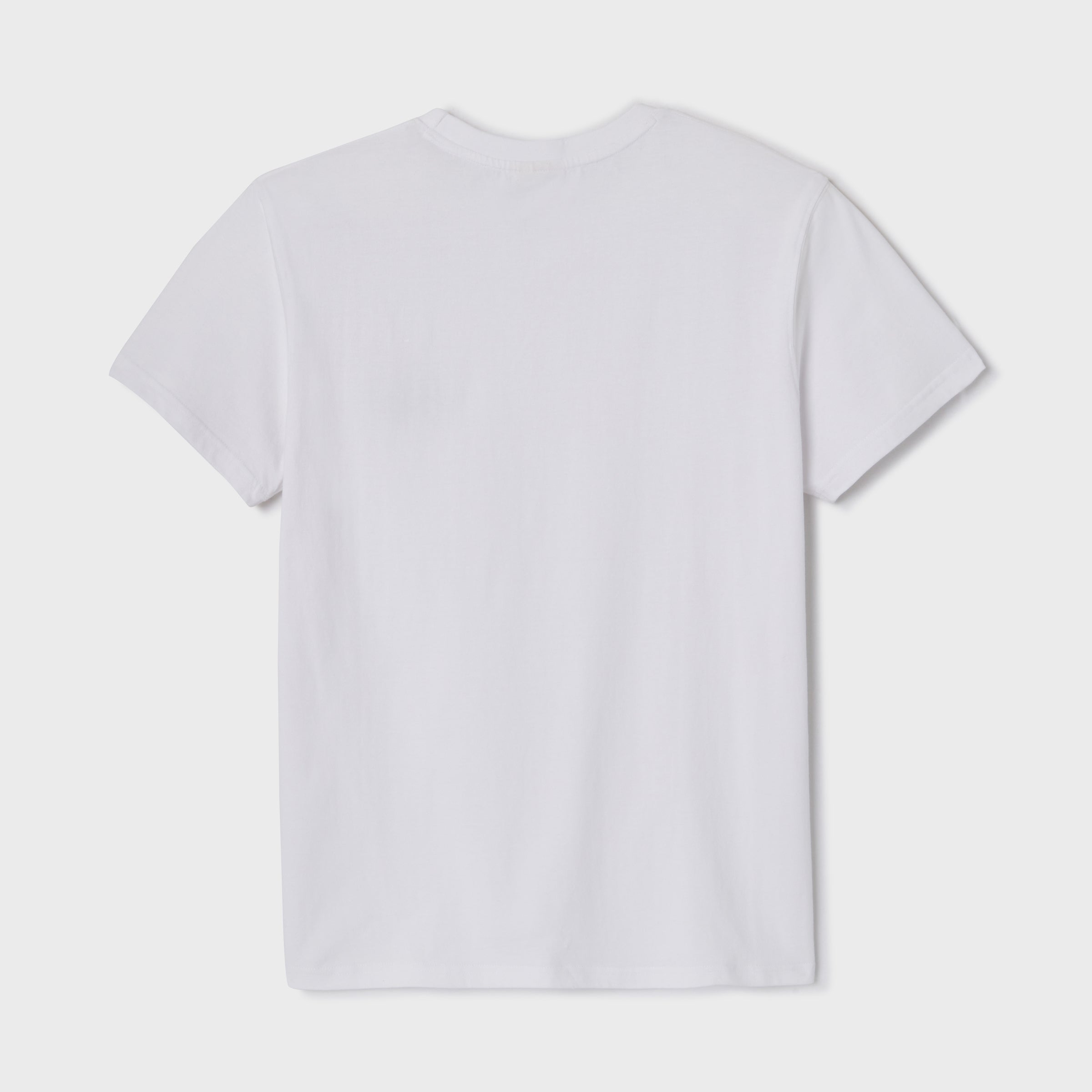 T-shirt en 100% coton bio Roadtrip - Blanc, broderie Mehari