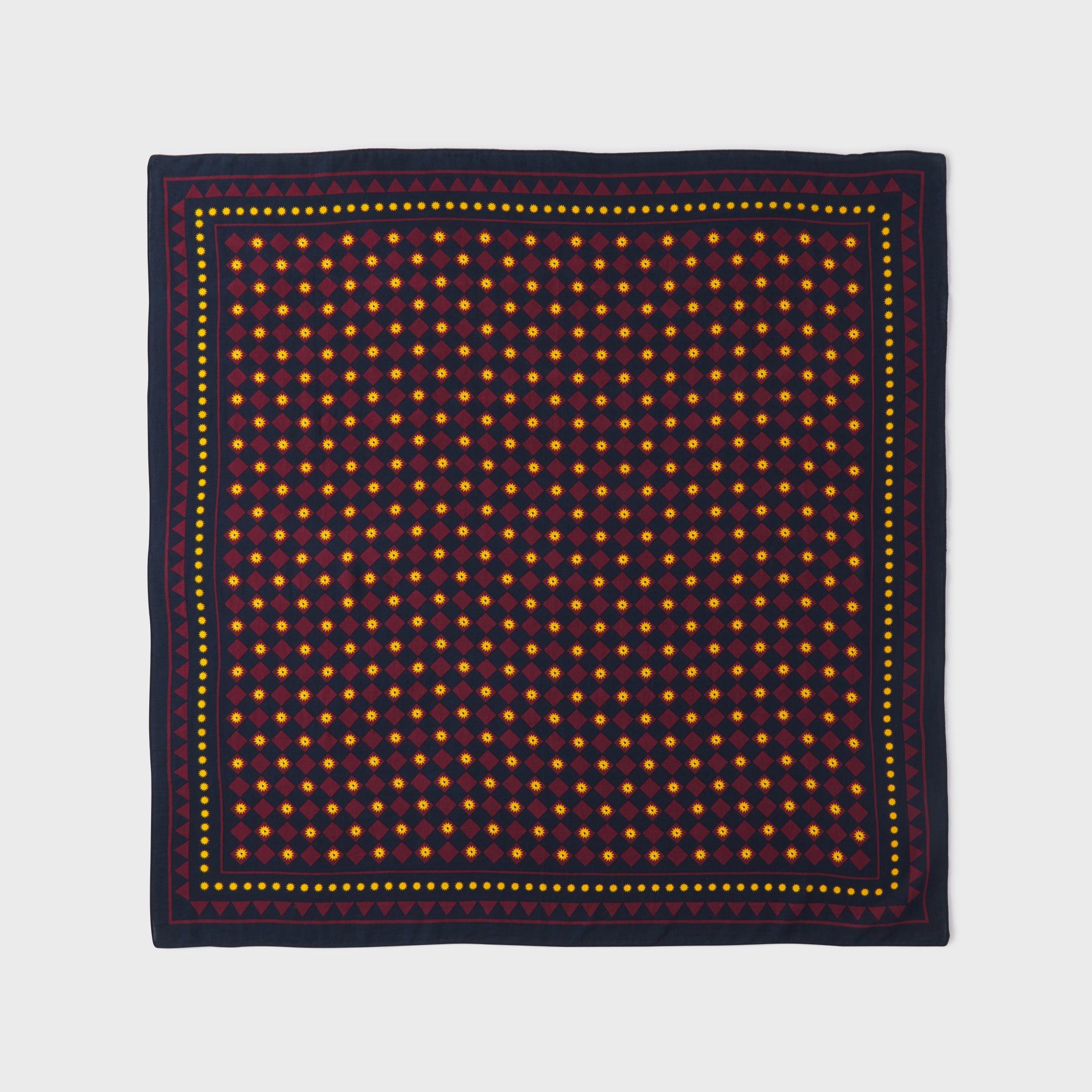 Foulard en 100% coton bio Romane - Marine