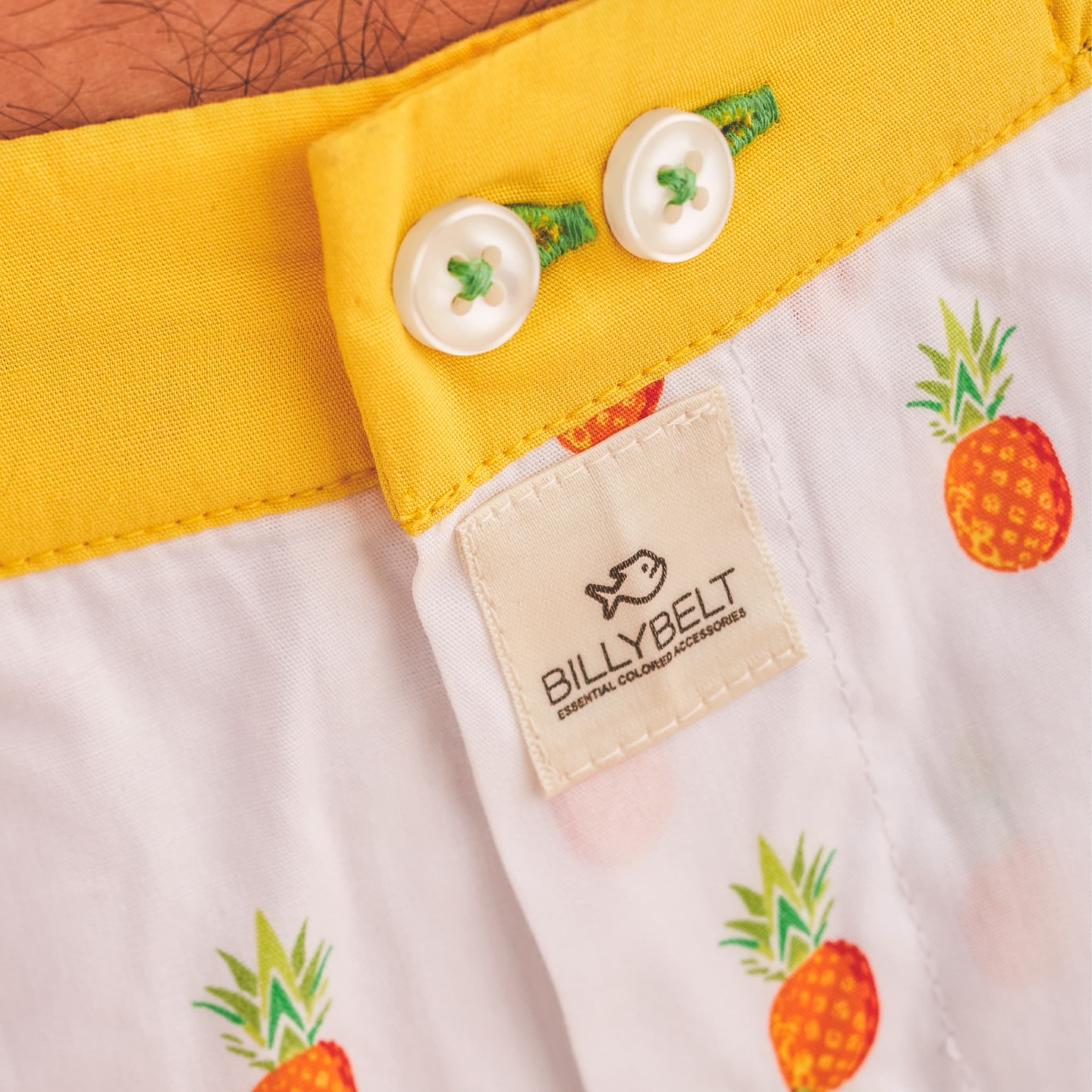 Caleçon en 100% coton biologique Fruity pineapple