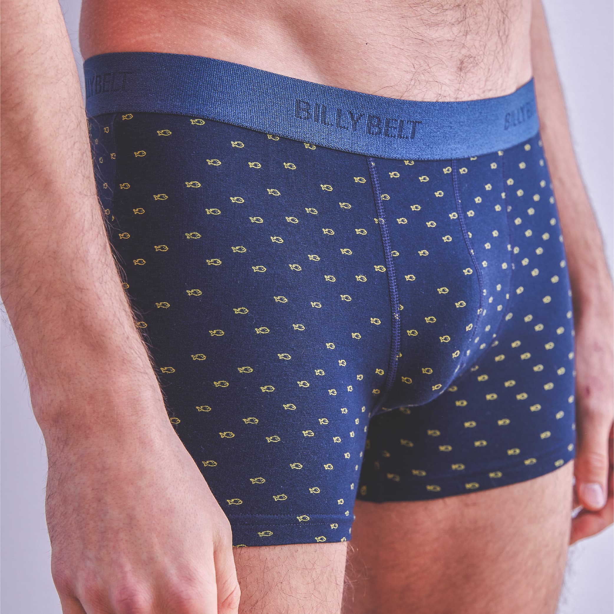 Boxer brief in organic cotton Billy yellow