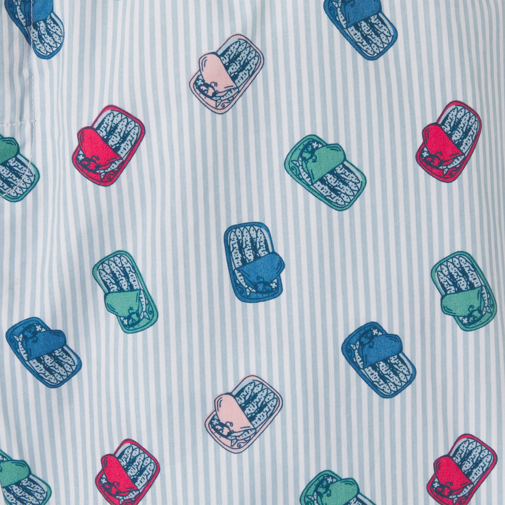 100% organic cotton boxer shorts - Sardine