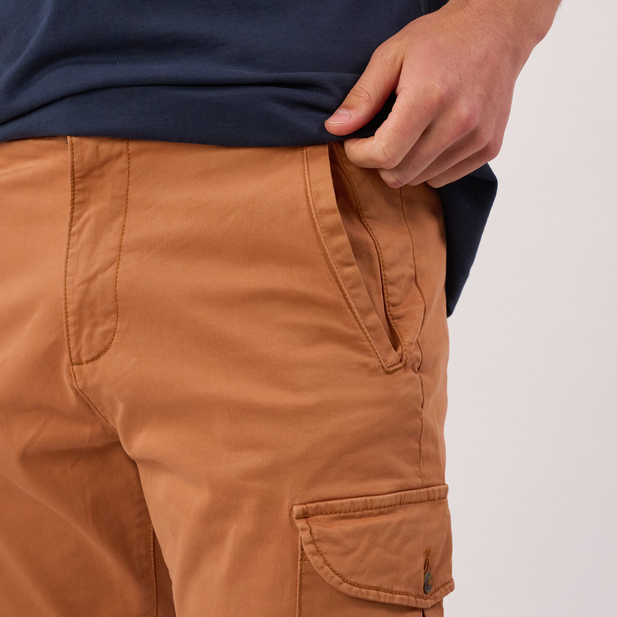 Pantalon cargo - Camel