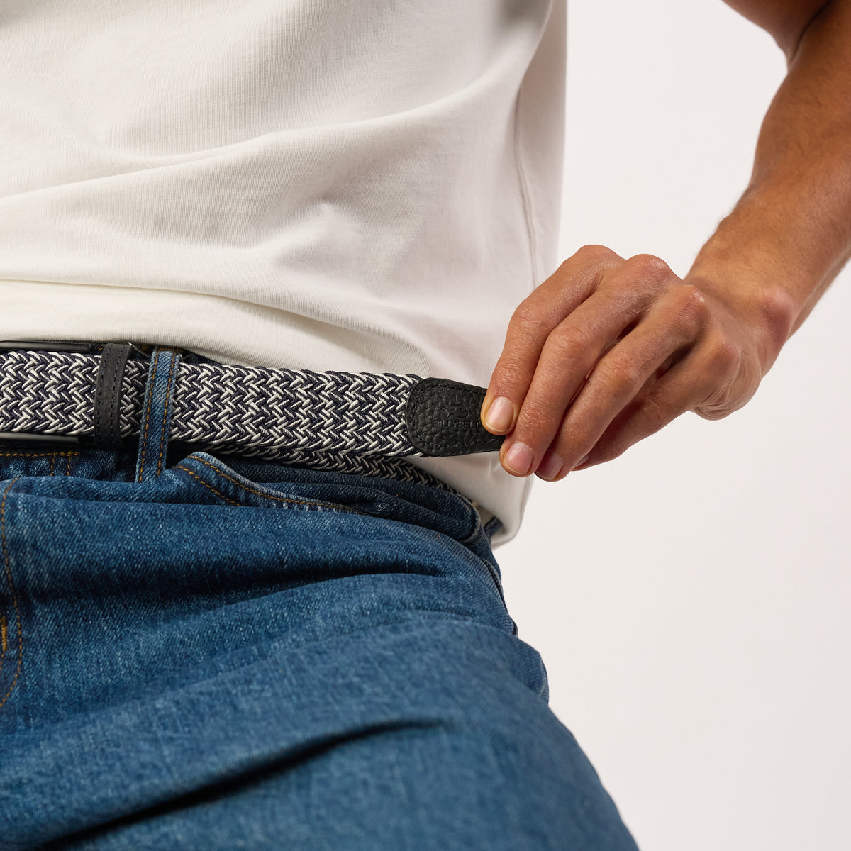Ceinture tressée élastique multicolore - Nazaré