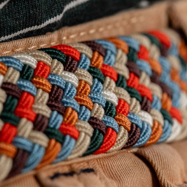  Braid composed of 6 to 8 elasticated strands