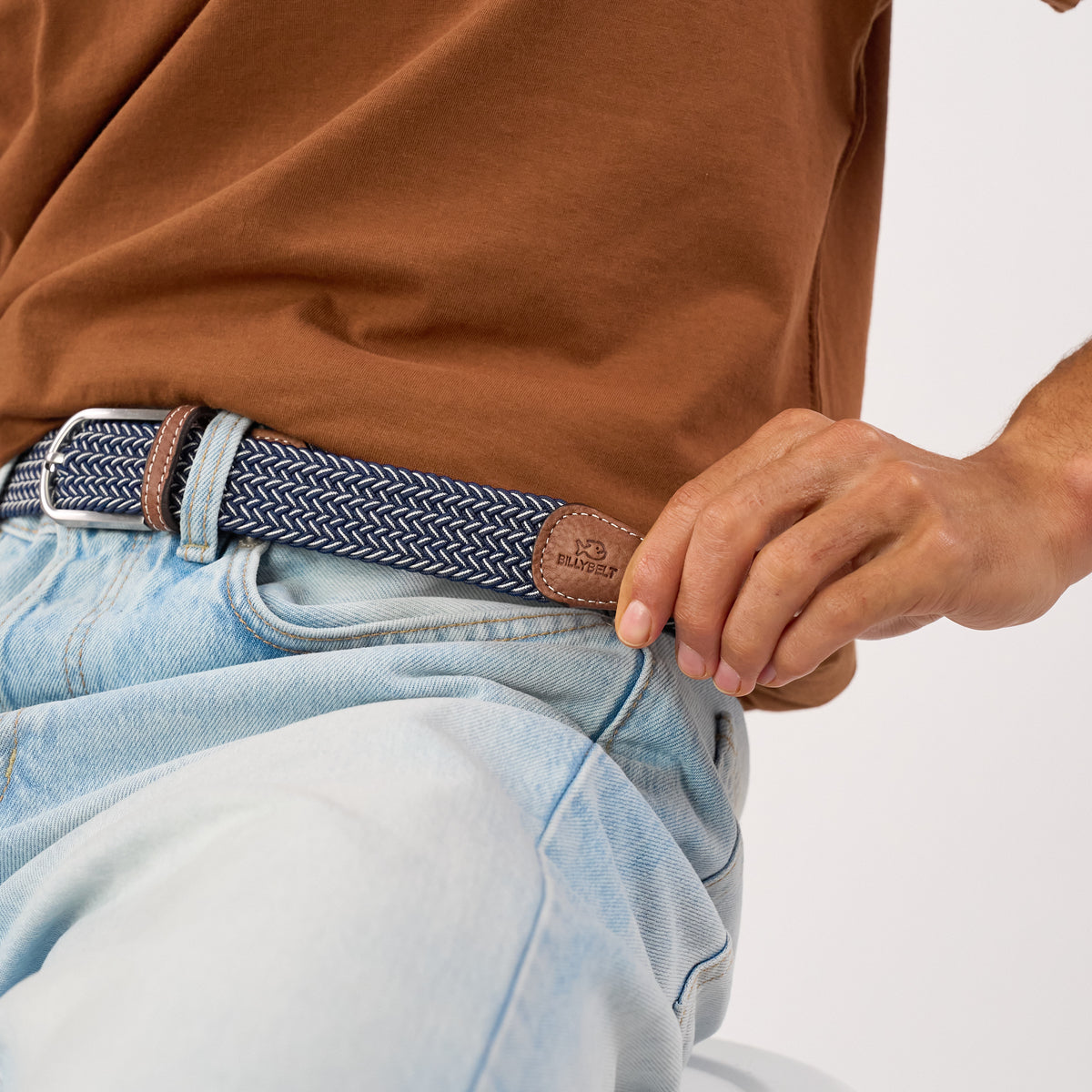 Mulitcolored elastic woven belt - Bogota