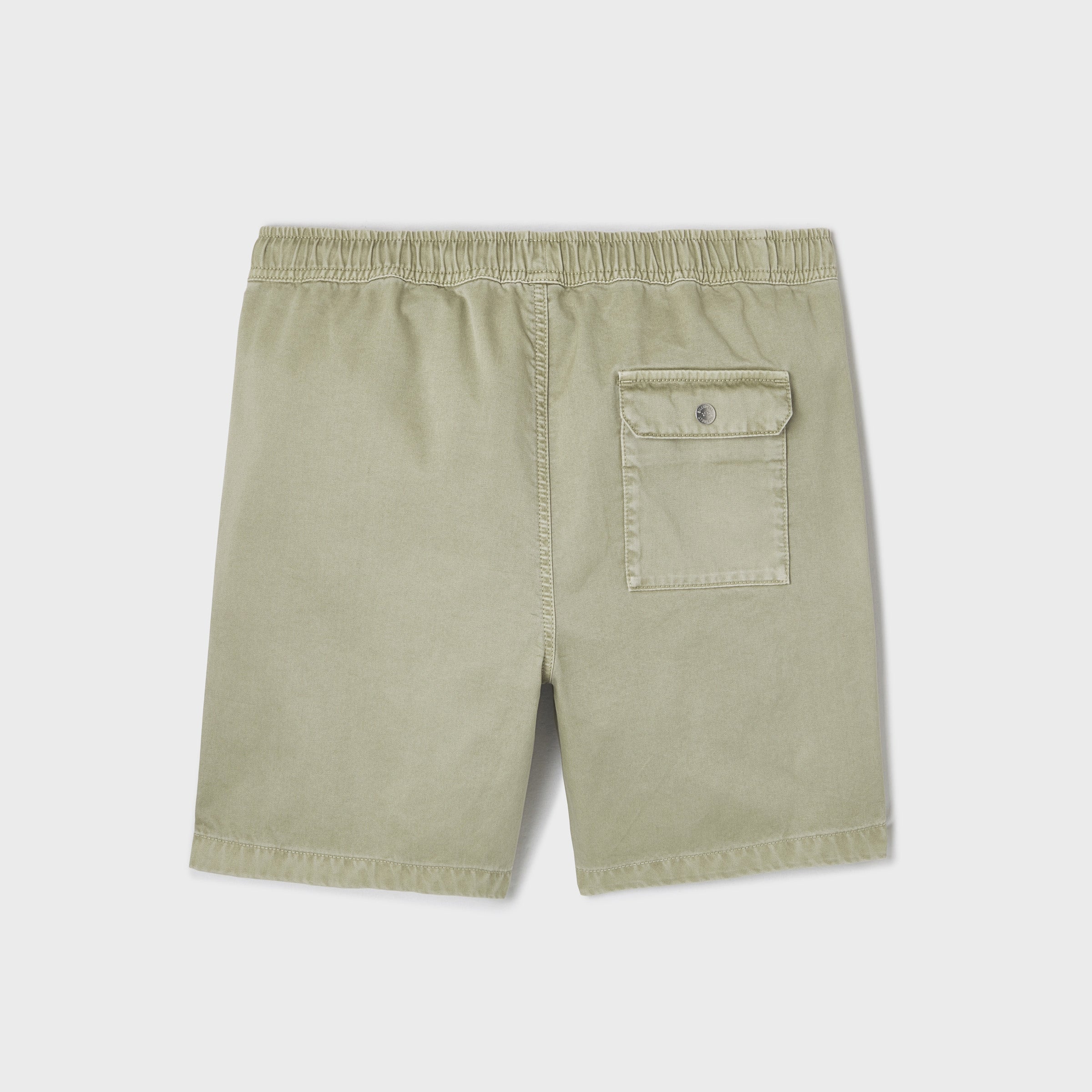 Short en coton - Vert anis