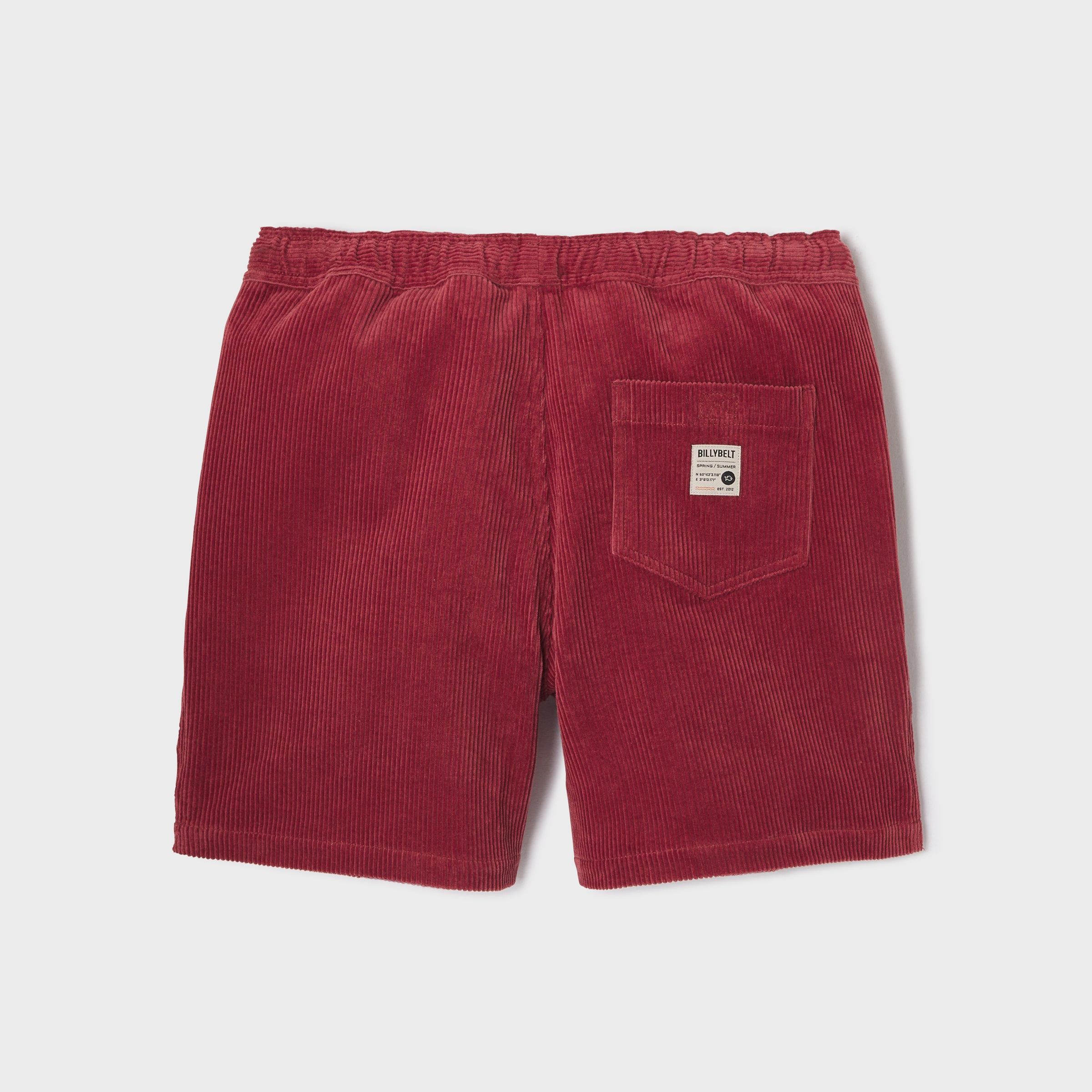 Short en velours - Bordeaux