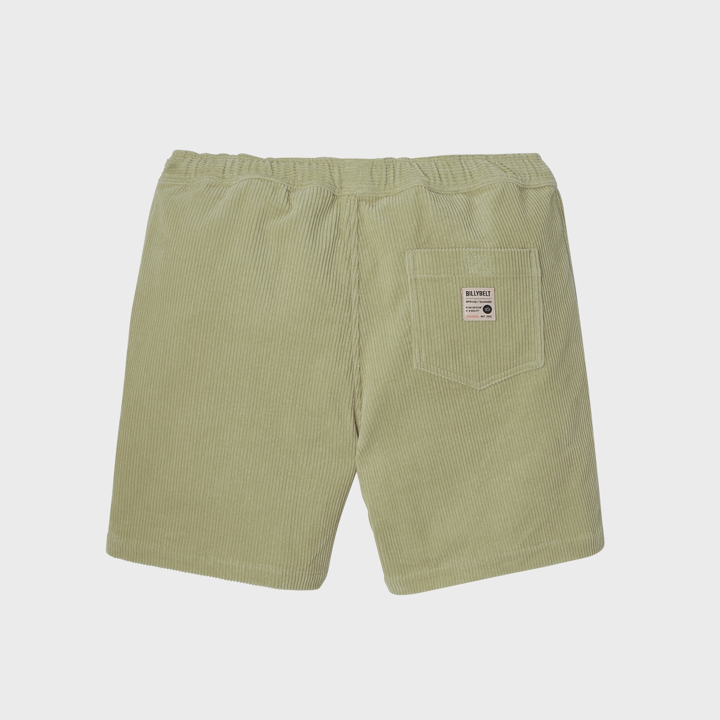 Short en velours - Vert anis
