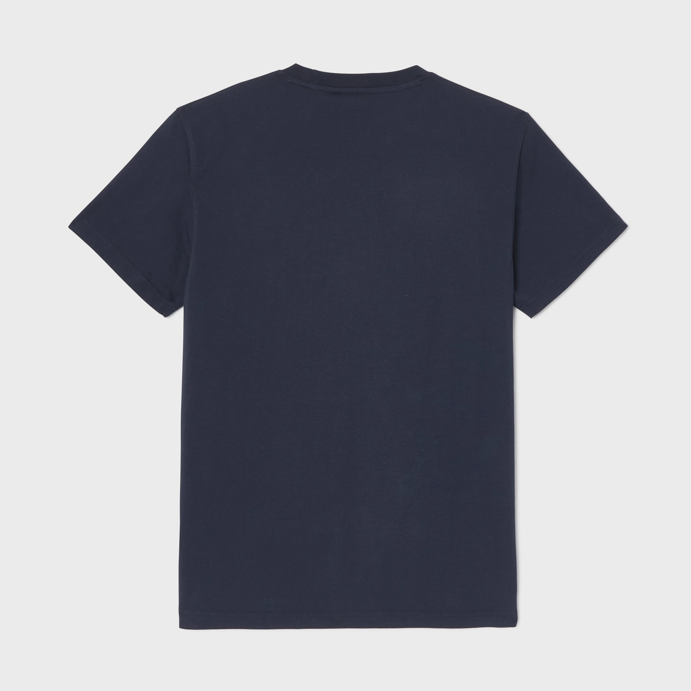 T-shirt en 100% coton bio Dolce Vita - Marine, broderie cocktail