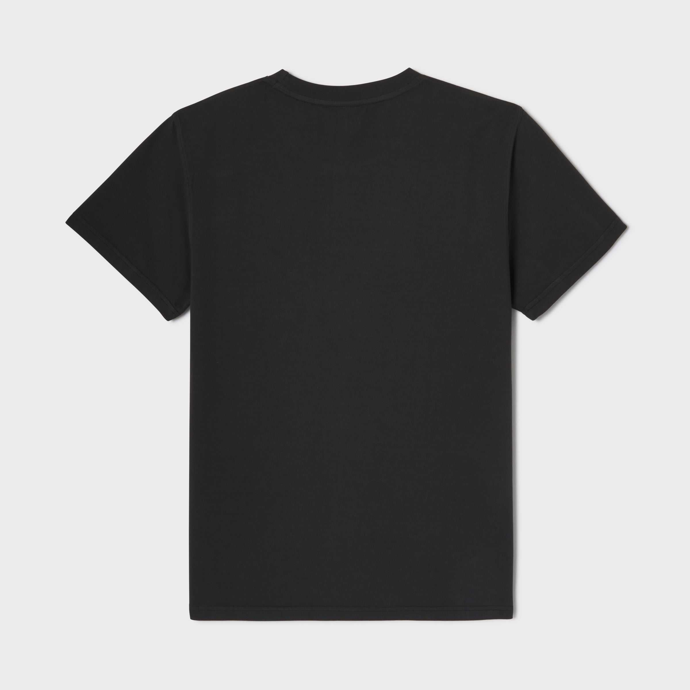 T-shirt en 100% coton bio Roadtrip - Noir, broderie Mehari