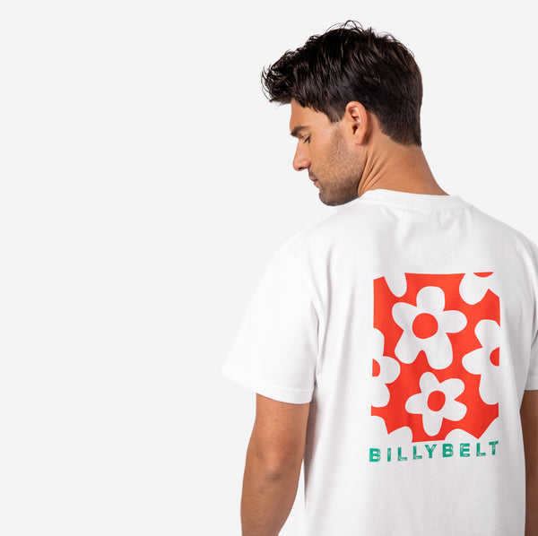 Printed on the chest and back