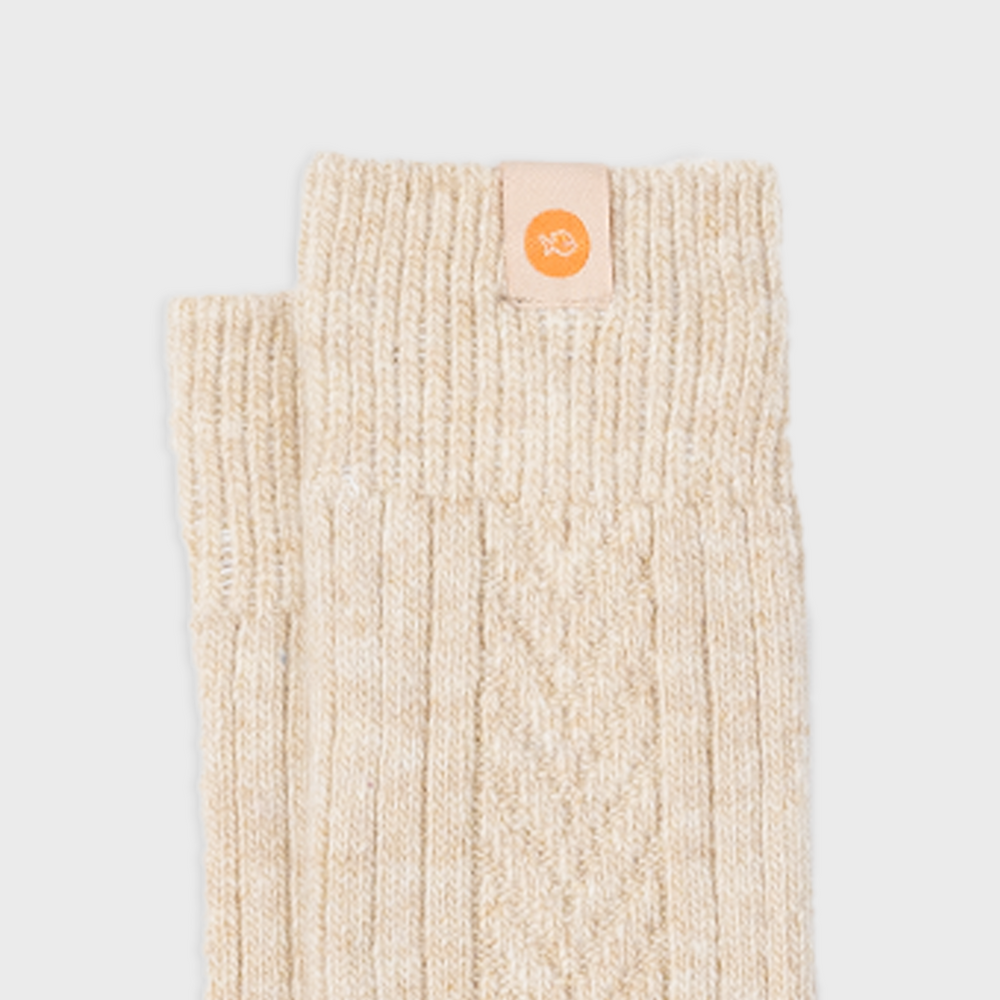 Chaussettes en laine - Beige