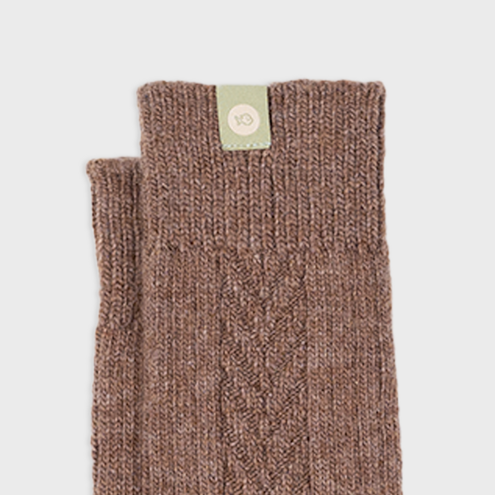 Chaussettes en laine - Marron