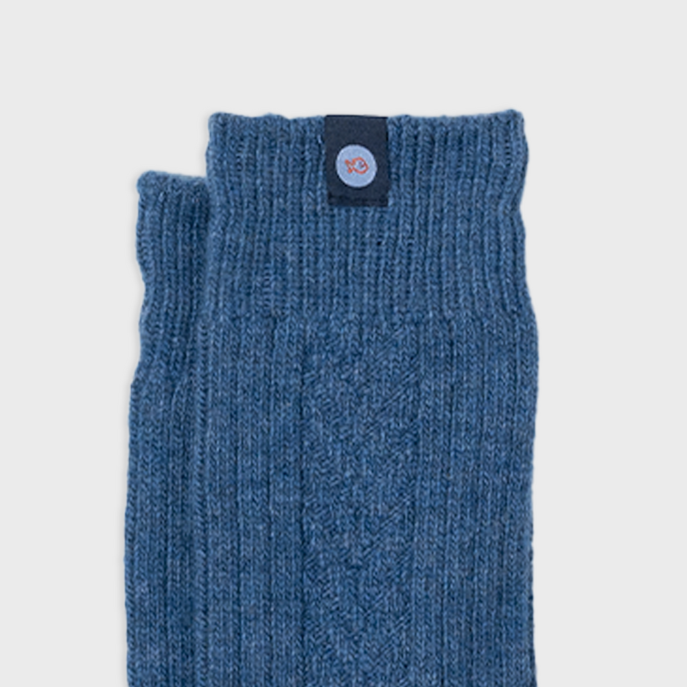 Chaussettes en laine - Bleu